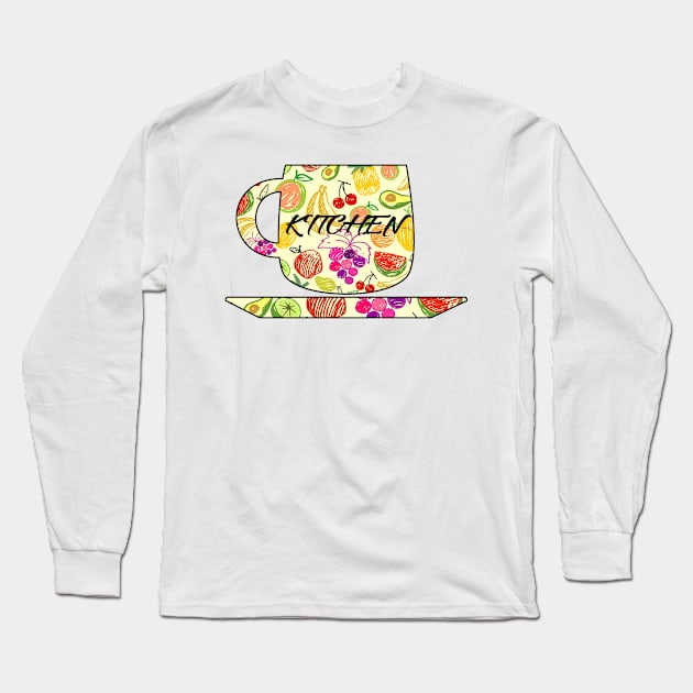 Kitchen Long Sleeve T-Shirt by GenaroW